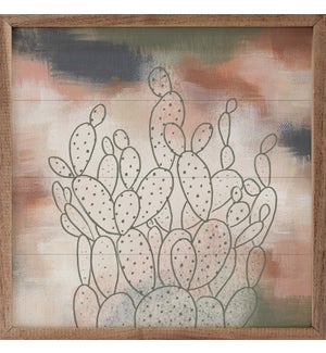 Desert Round Cactus By Emily Wood